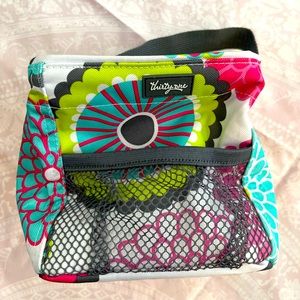 Bubble bloom pattern mini carry all tote